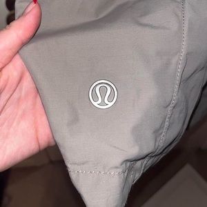 Lululemon olive green rain coat (reversible)